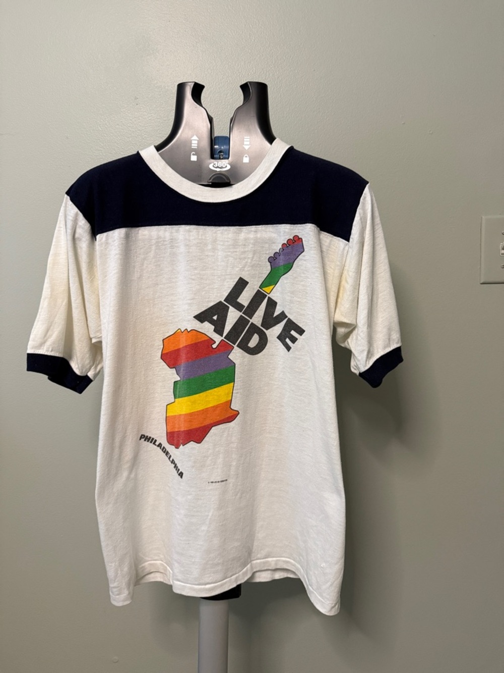 Vintage Live Aid Philadelphia Short-Sleeve Tee